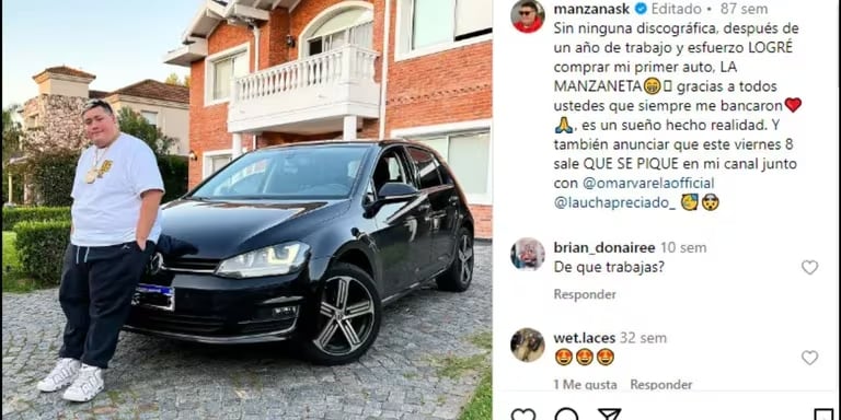 Así es el auto de Manzana de Gran Hermano 2024