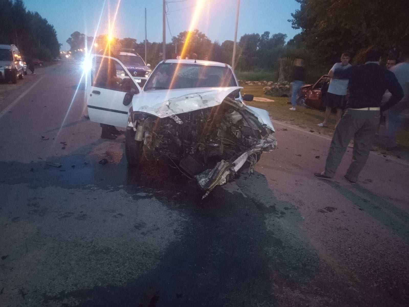 Así fue el impacto en las inmediaciones del barrio Cerro Leones