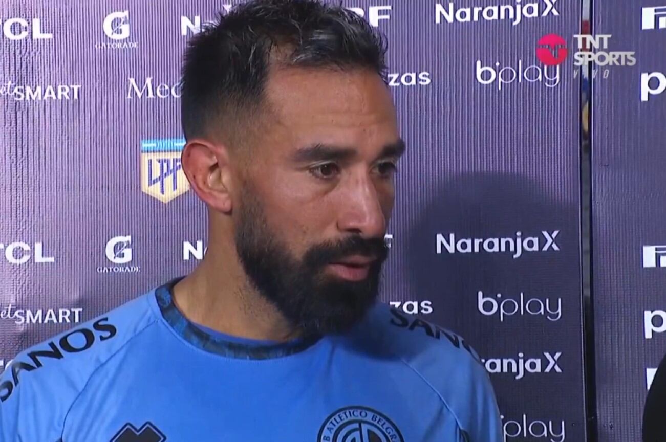 Ariel Rojas habló luego del partido de Belgrano ante River, el cual fue su último encuentro en el profesionalismo. (Captura de pantalla)