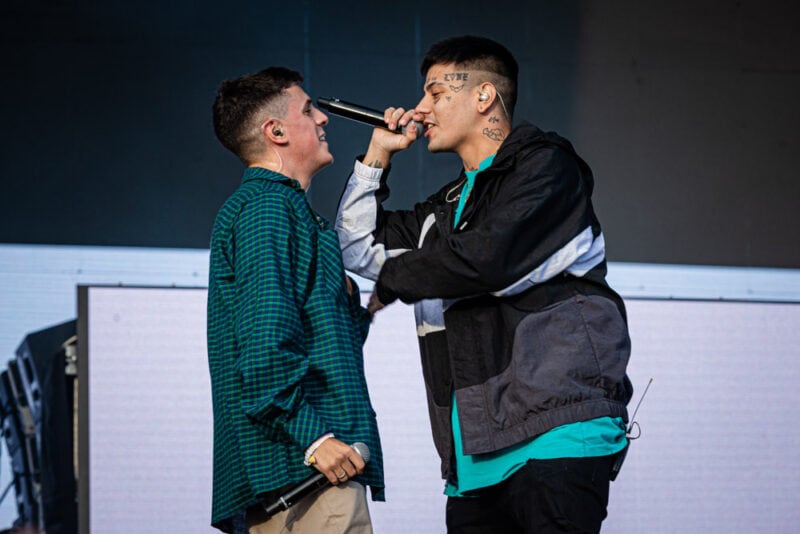 El freestyle de Acru y Duki en el Lollapalooza Argentina 2022