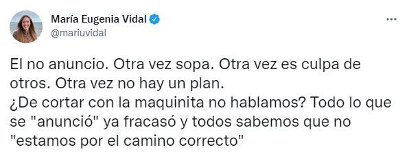 La oposición contra el discurso de Alberto Fernández contra la inflación