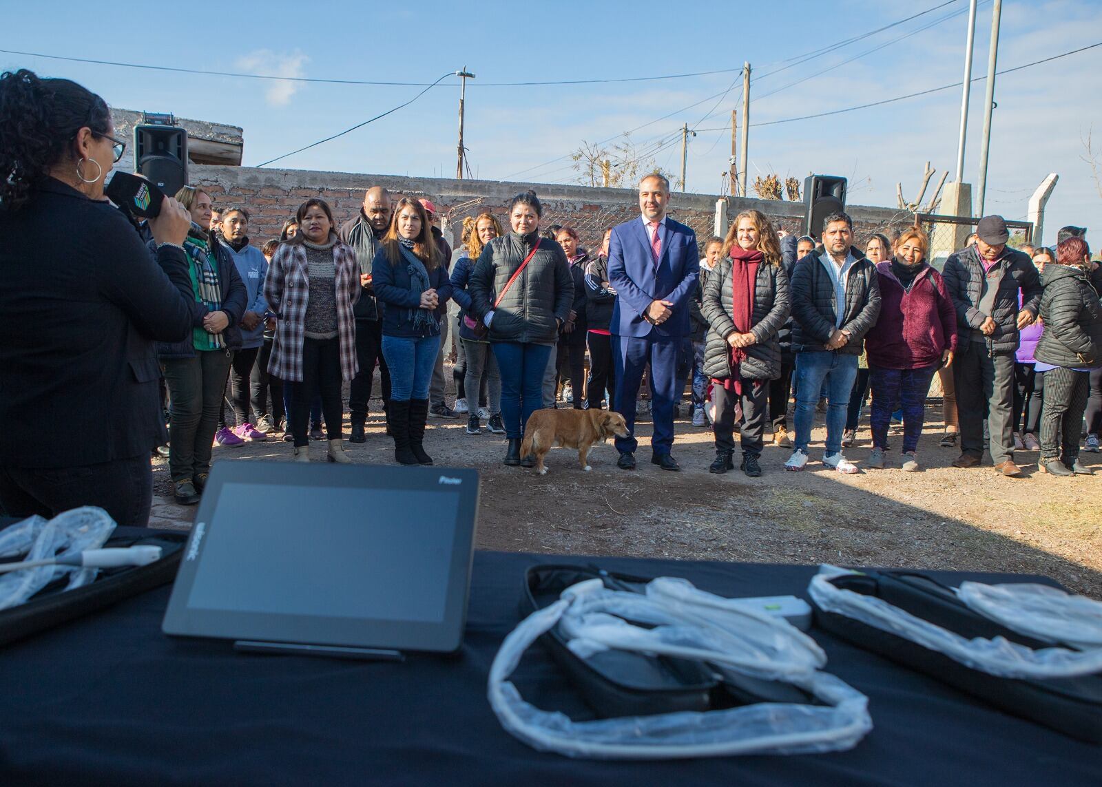 Stevanato equipó con un ecógrafo a centros de salud. Foto: Prensa Maipú