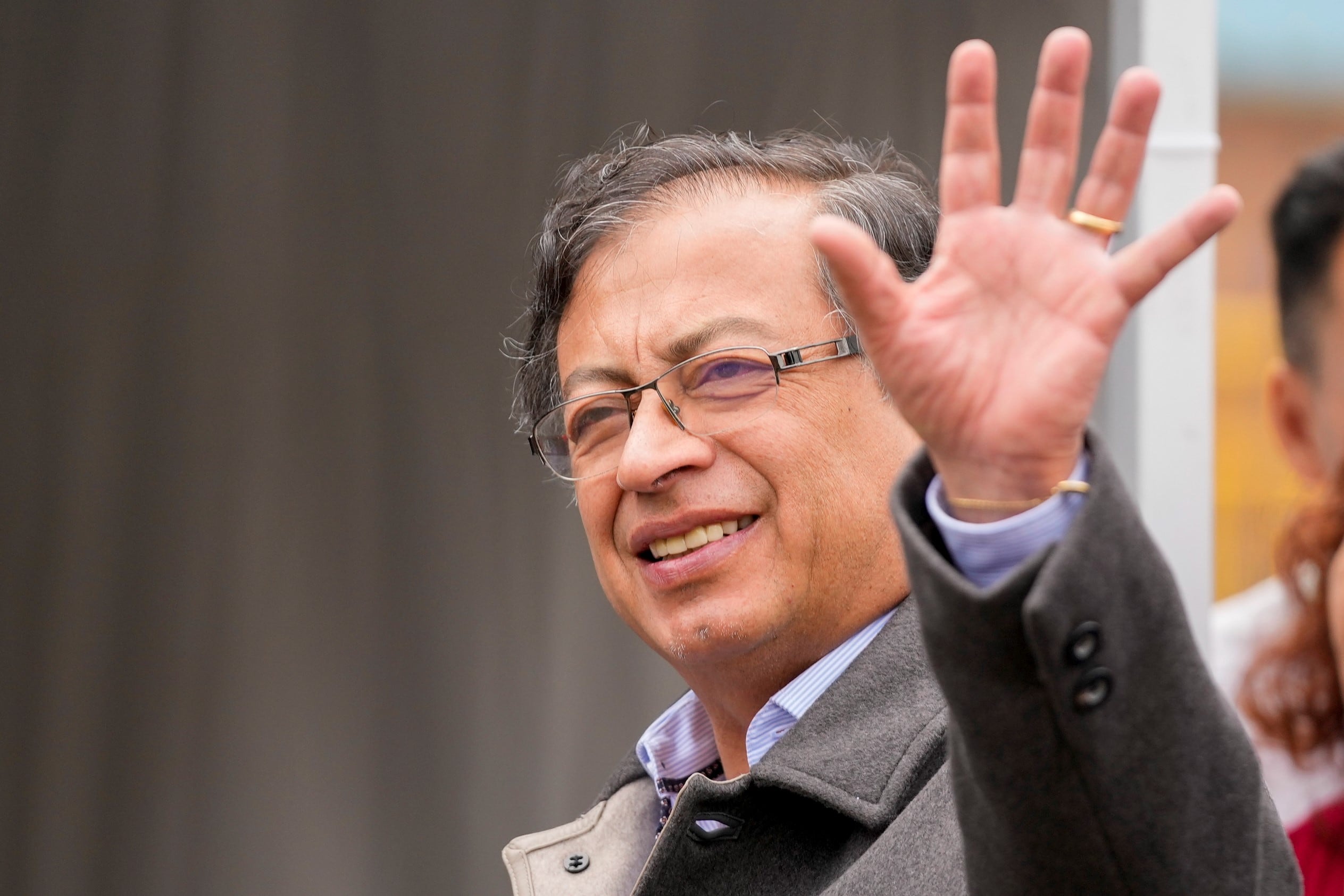 Gustavo Petro. El izquierdista y exguerrillero de la coalición Pacto Histórico es el nuevo presidente de Colombia. (Foto AP/Fernando Vergara)