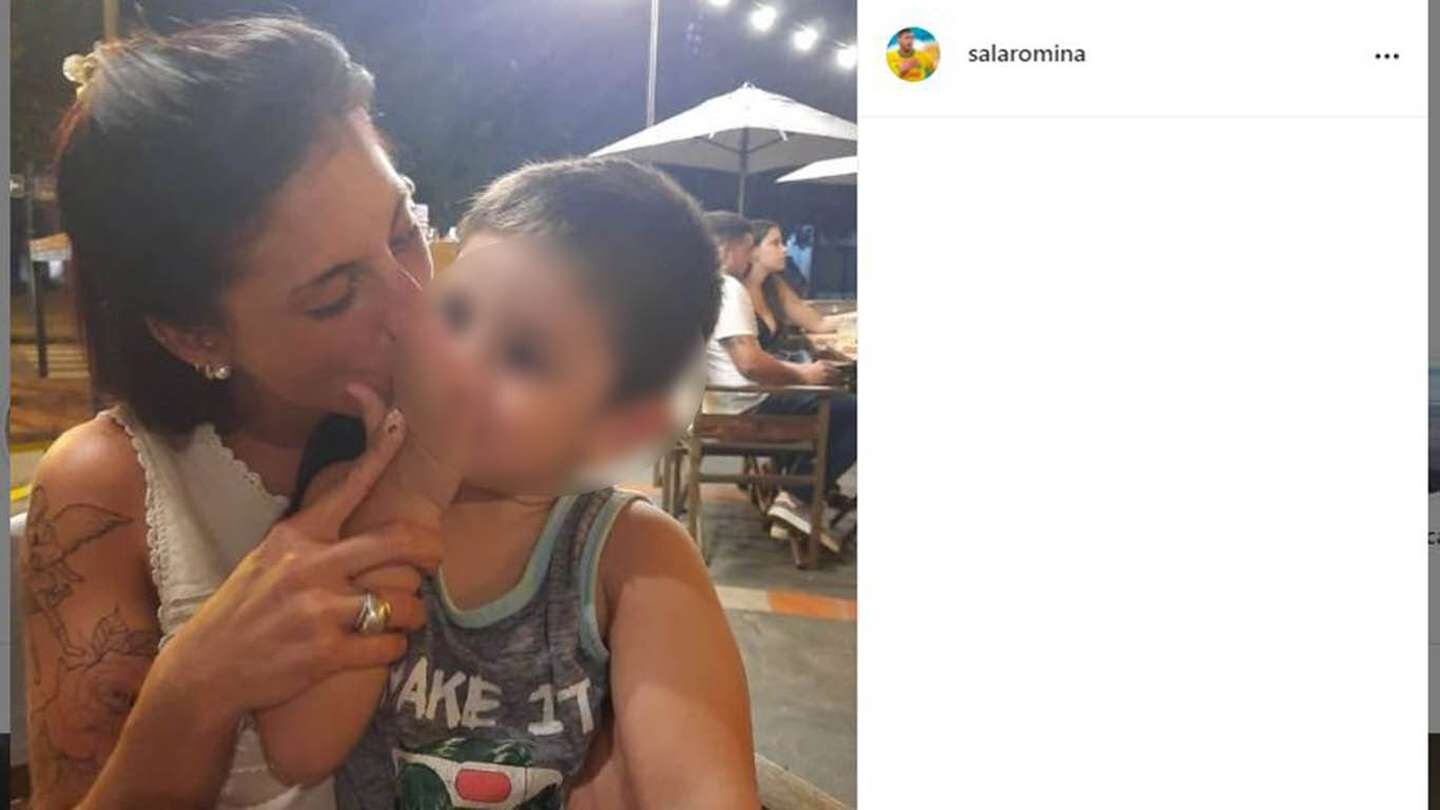 La última historia de Romina Sala fue una foto con su hijo