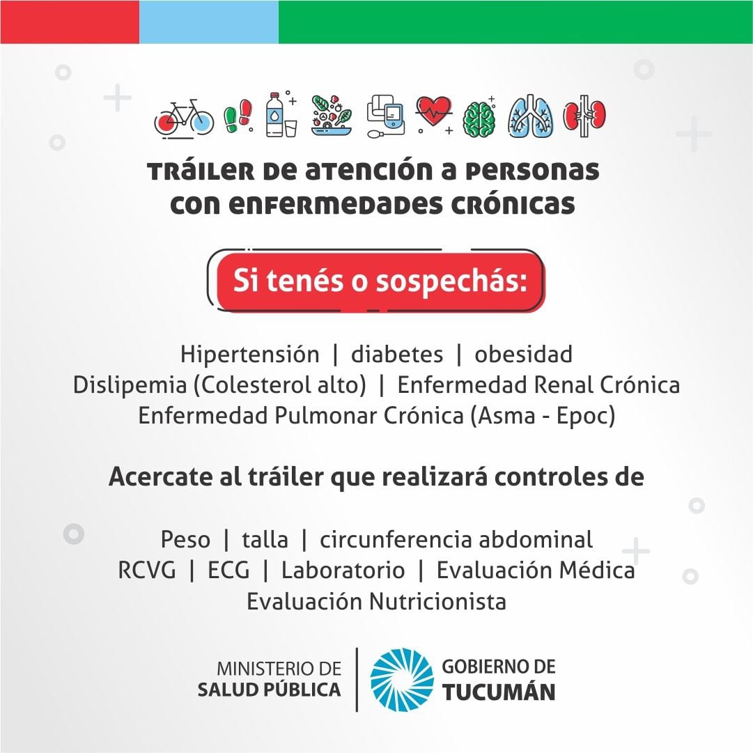 El tráiler cuenta con distintos profesionales par garantizar el acceso a la salud en todo el terrirorio provincial.