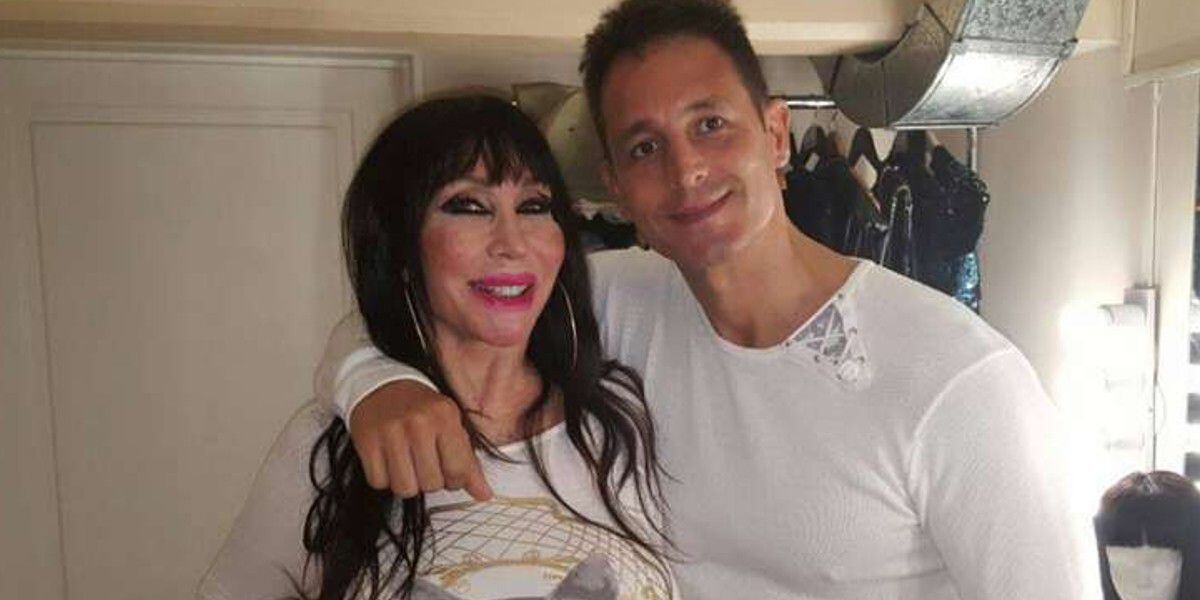 Moria Casán junto al letrado Juan Pablo Fioribello.