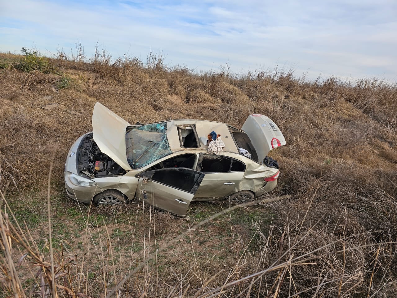 Accidente km 216 en la Autovía 19