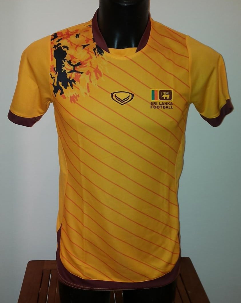 La atípica camiseta de Sri Lanka.