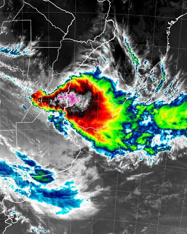 Lluvias en Gualeguaychú/SMN