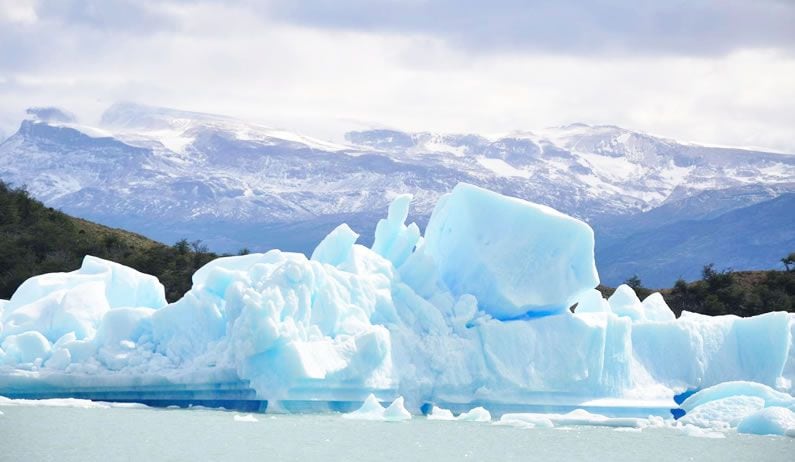 El Glaciar Upsala es uno de los glaciares más increíbles en Santa Cruz.