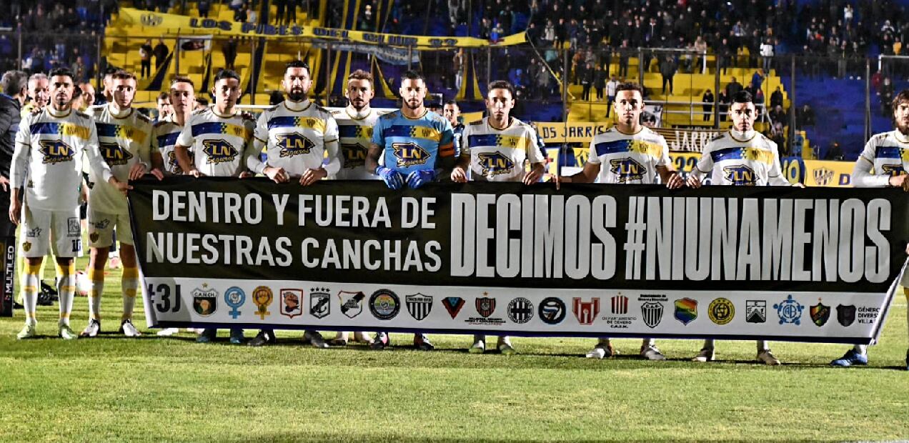 Atlanta y un claro mensaje: "Dentro y fuera de nuestras canchas Decimos#NIUNAMENOS