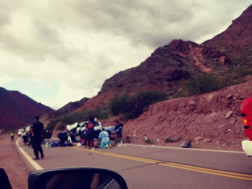 Terrible accidente camino a Cafayate.