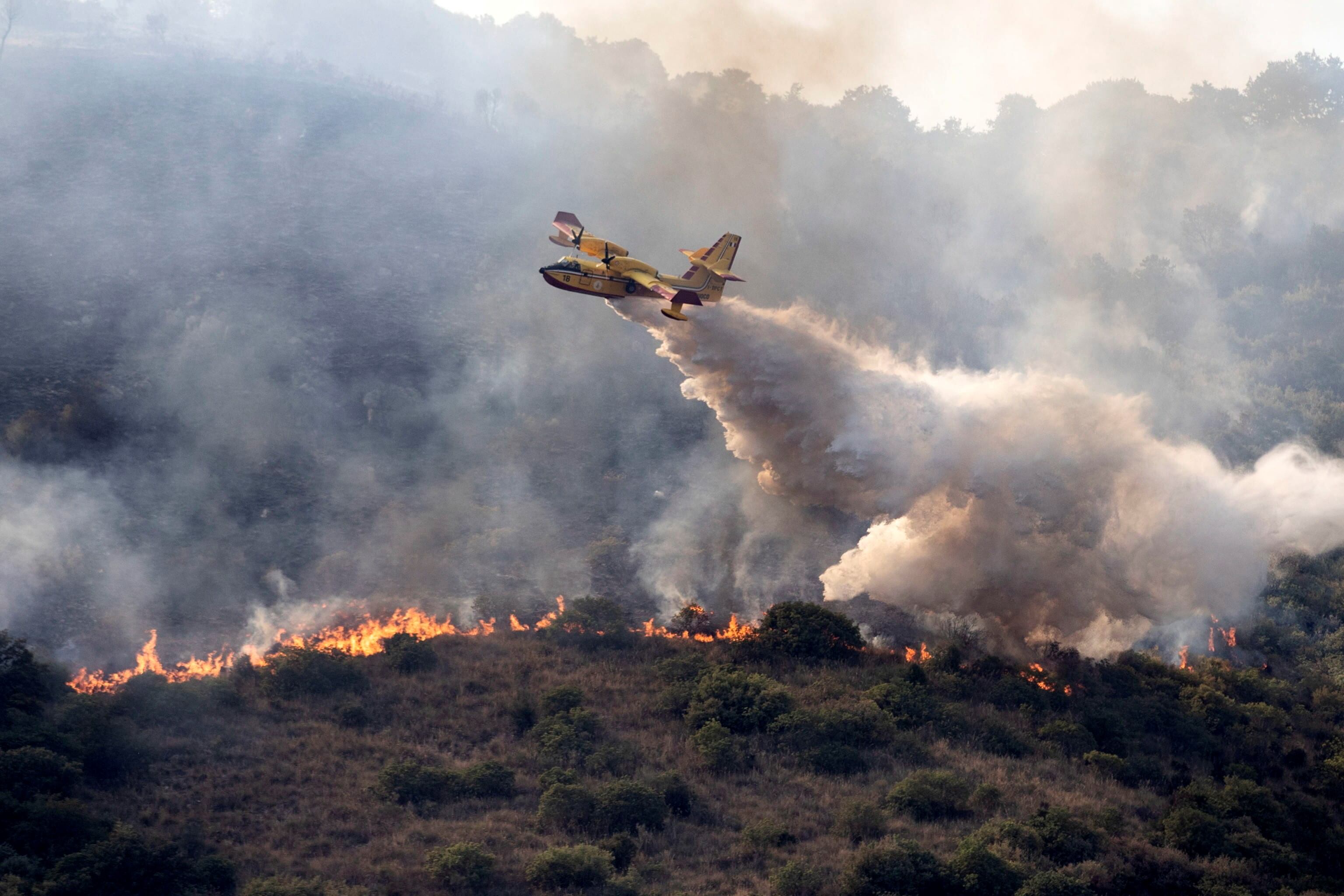 Incendios en Italia: el fuego no da tregua y 11.000 hectáreas arden