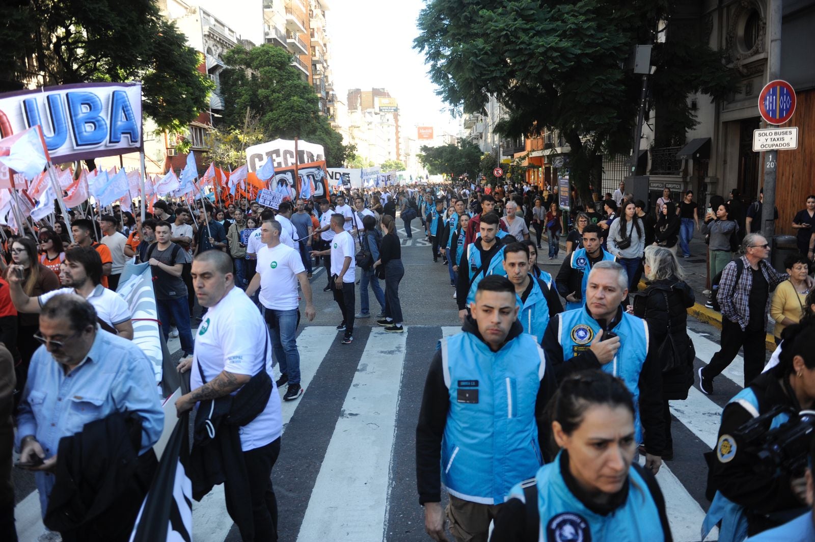 Marcha universitaria en CABA