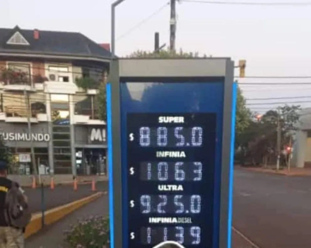 Estación de servicio de Shell en Montecarlo.