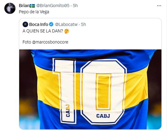 Algunos hasta ya imaginaban a Pepo con la 10 de Boca