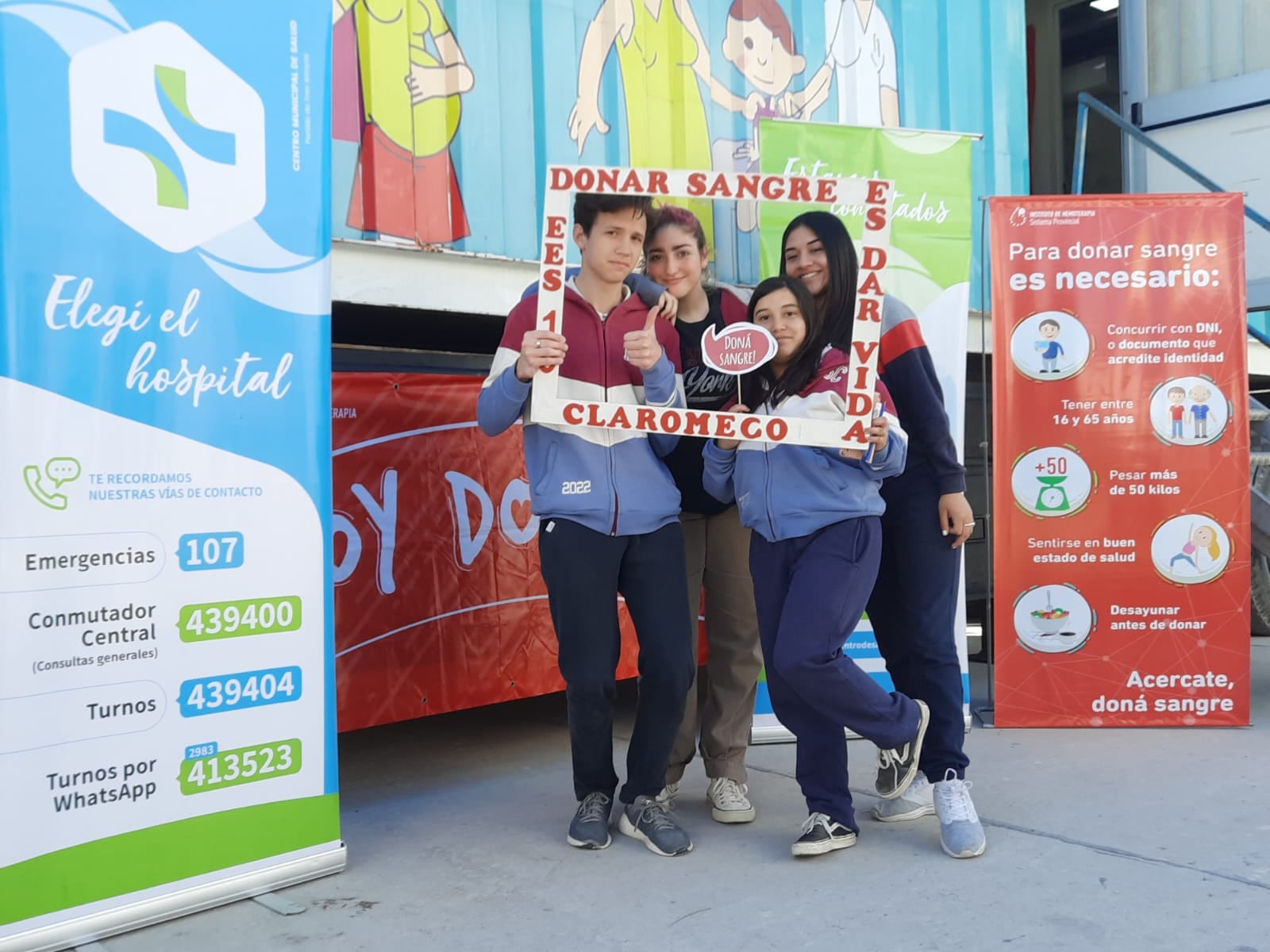 Exitosa campaña de donación de sangre en Claromecó