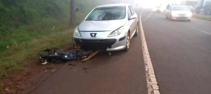 Apareció una moto atropellada en Garuhapé y el cadáver del conductor lo encontraron en El Alcázar