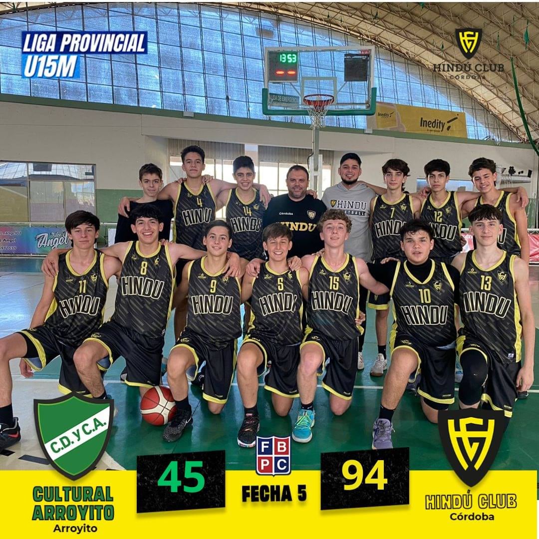 Hindú Club Provincial U15 en Arroyito