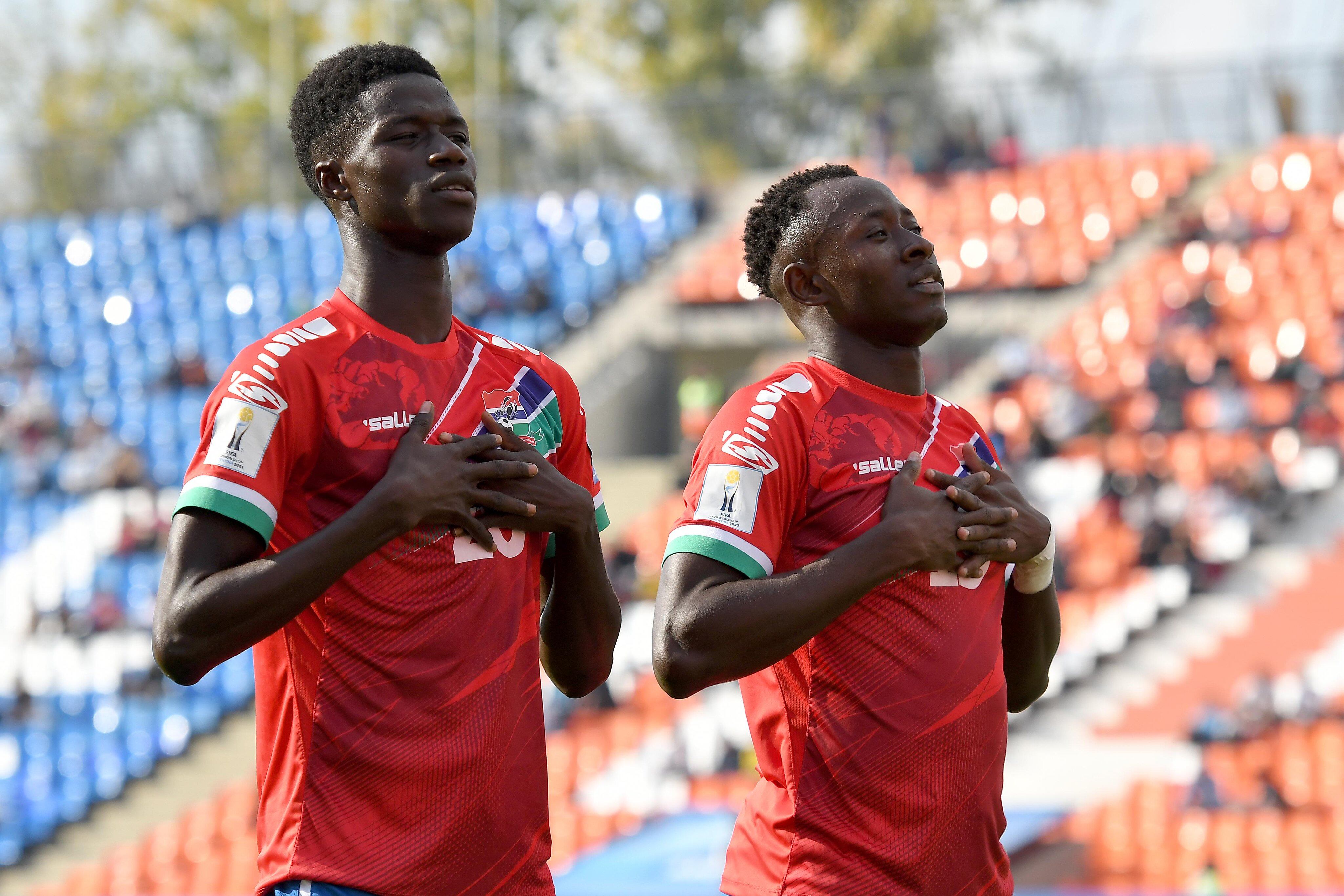 Gambia metió un triunfazo ante Francia por 2-1 y se metió en octavos de final. Foto: Gentileza.