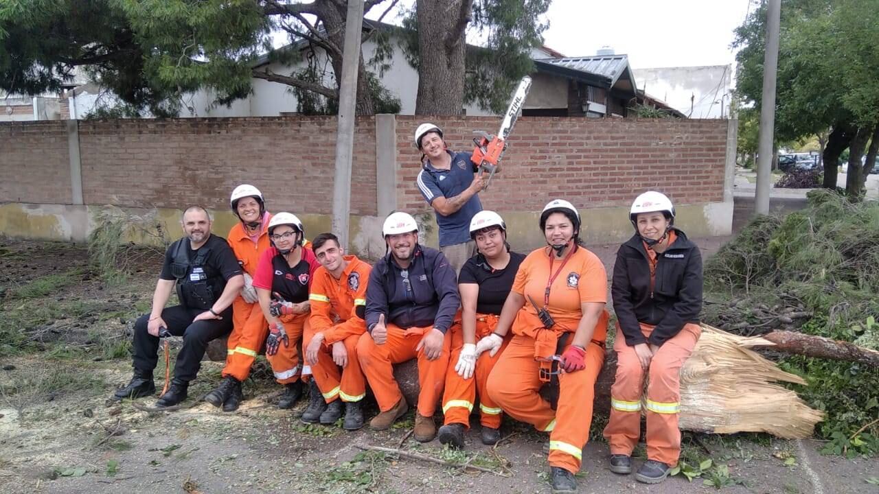 Recatistas PA: un trabajo silencioso tras el temporal en Punta Alta