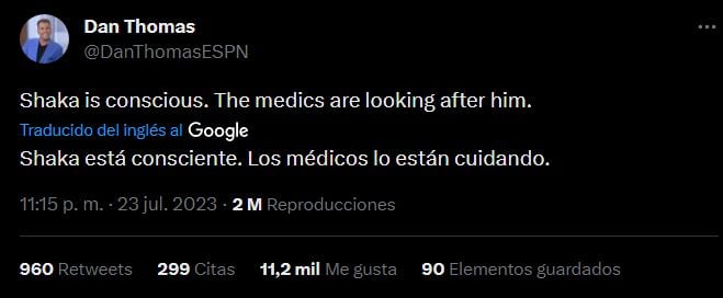 Periodista de ESPN se desplomó en vivo