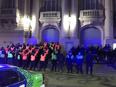 Plan de seguridad nocturna en Avenida Alem