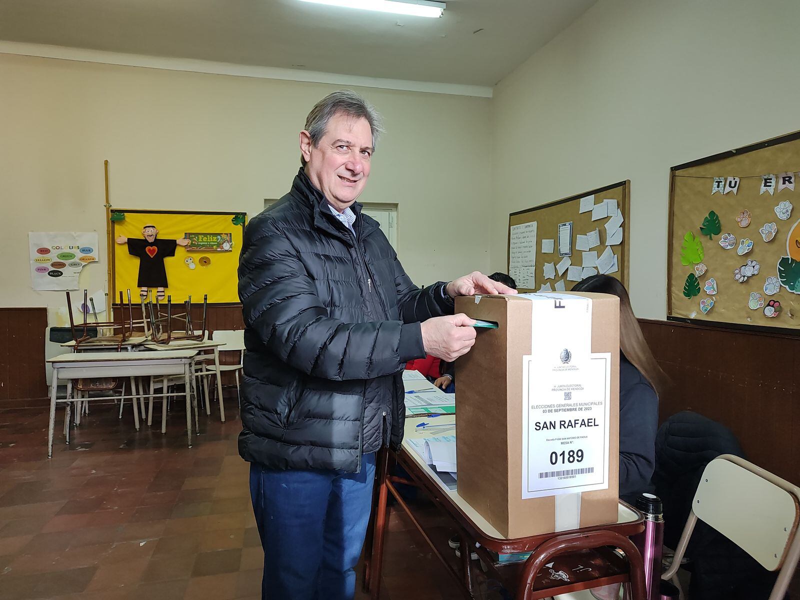 Omar Félix, candidato a intendente de San Rafael por el Frente de Todos. Foto prensa Omar Félx.