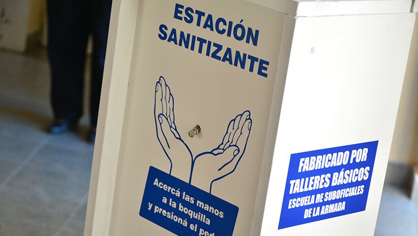 La ESSA donó una estación sanitizante a la Escuela Especial Stella Maris