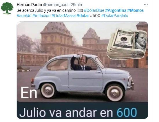 Los mejores memes después de la frenética subida del dólar.