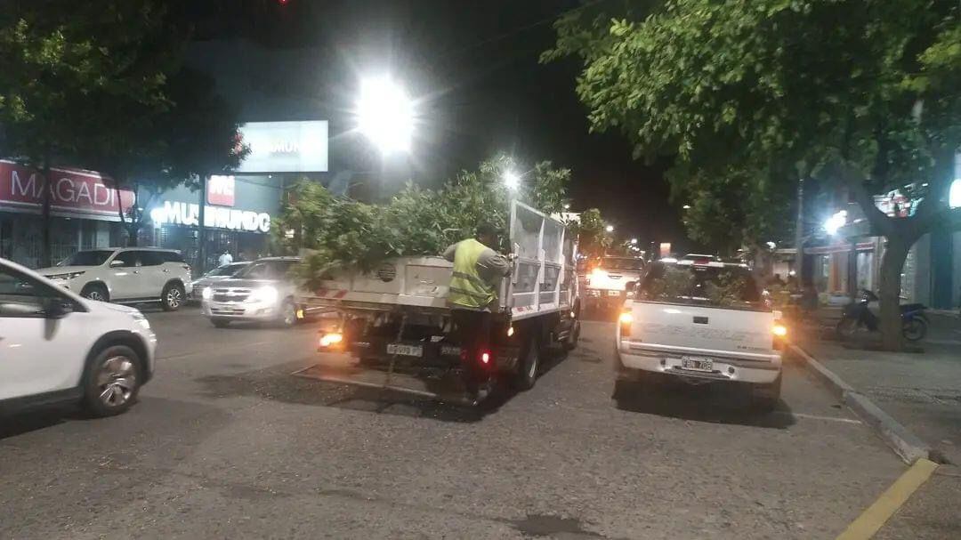 El viento provocó destrozos en la zona rural y también el radio urbano de General Alvear.