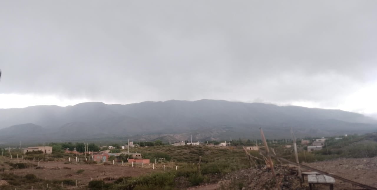 Así amanecía la Navidad en Amaicha del Valle.