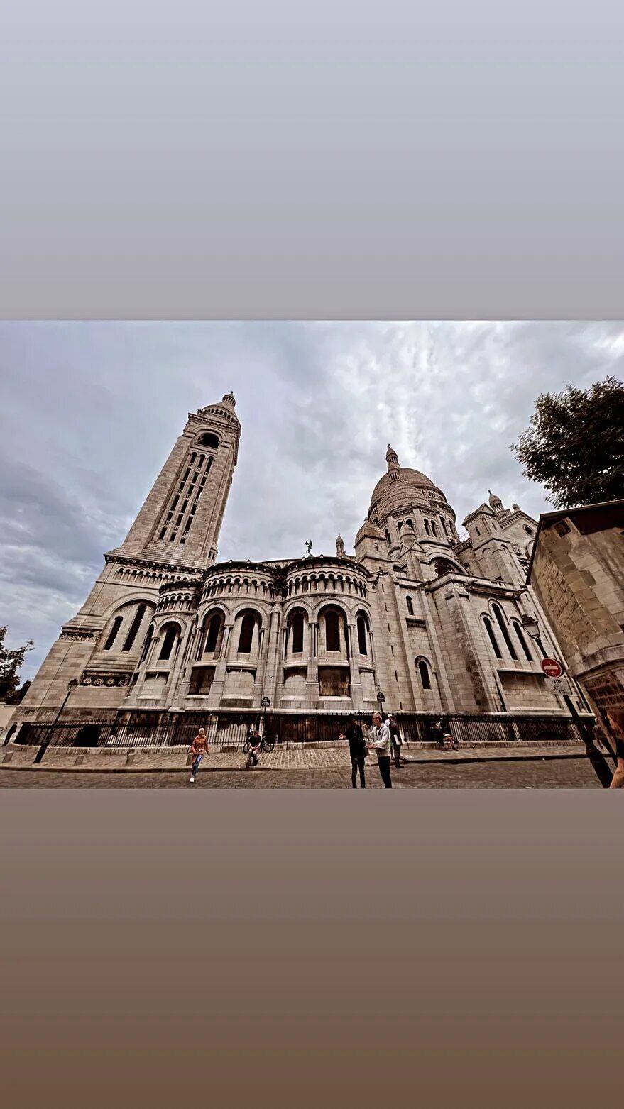 La foto de la Basílica del Sagrado Corazón que compartió Antonela Roccuzzo.