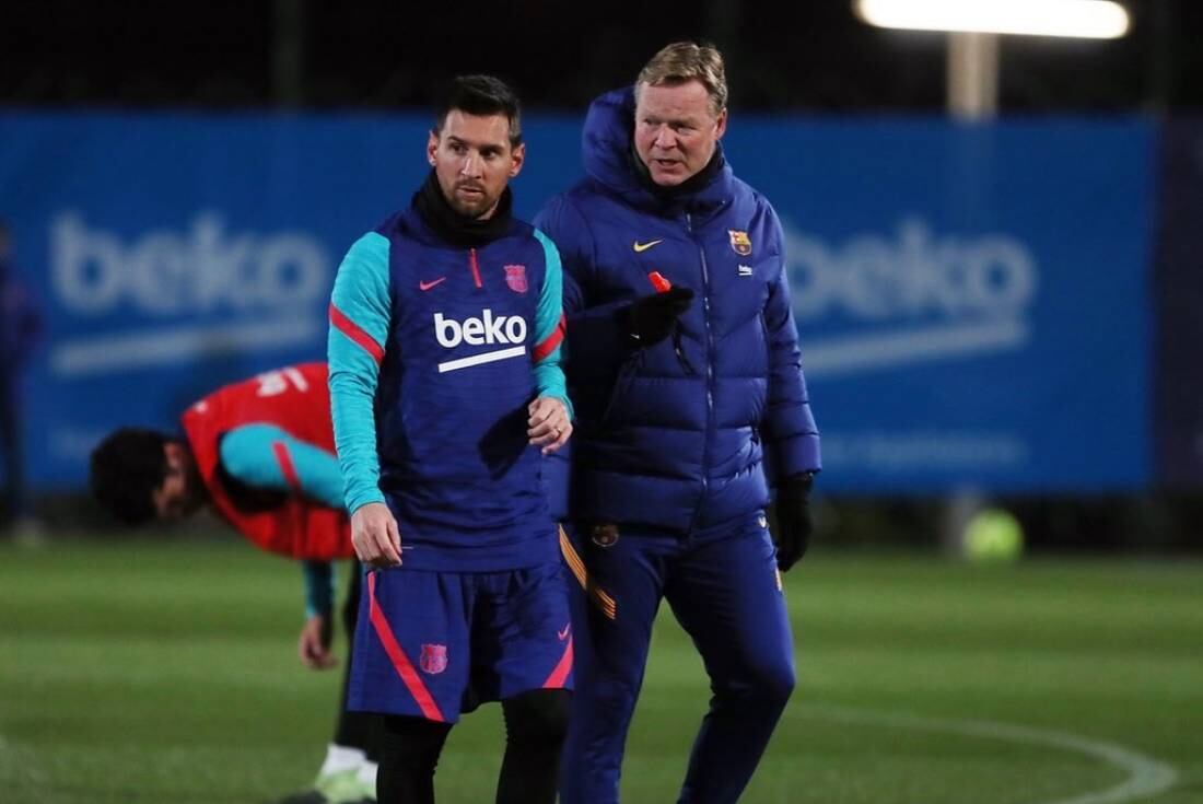 Koeman se expresó sobre la salida de Lionel Messi del Barcelona.  (Twitter)