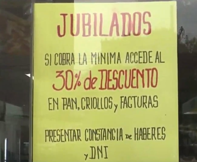 El descuento para los jubilados que cobran la mínima