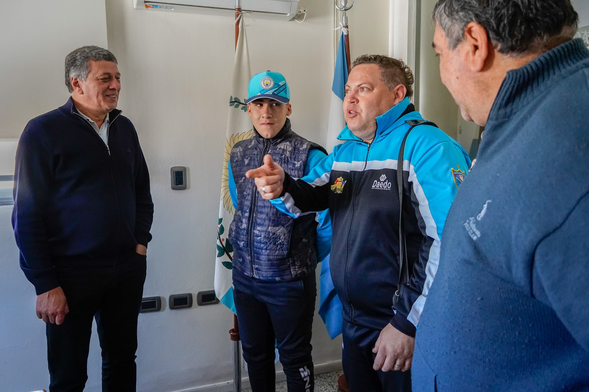 Ramiro Molina, entrenador de Alejo Santibáñez y coordinador de taekwondo en Las Heras.