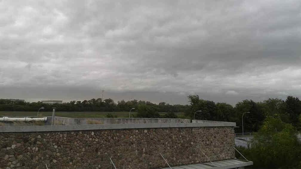 Cielo nublado en la ciudad de Córdoba.