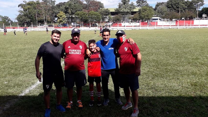 Frank Alvarenga, un iguazuense de 10 años, fue seleccionado por River Plate