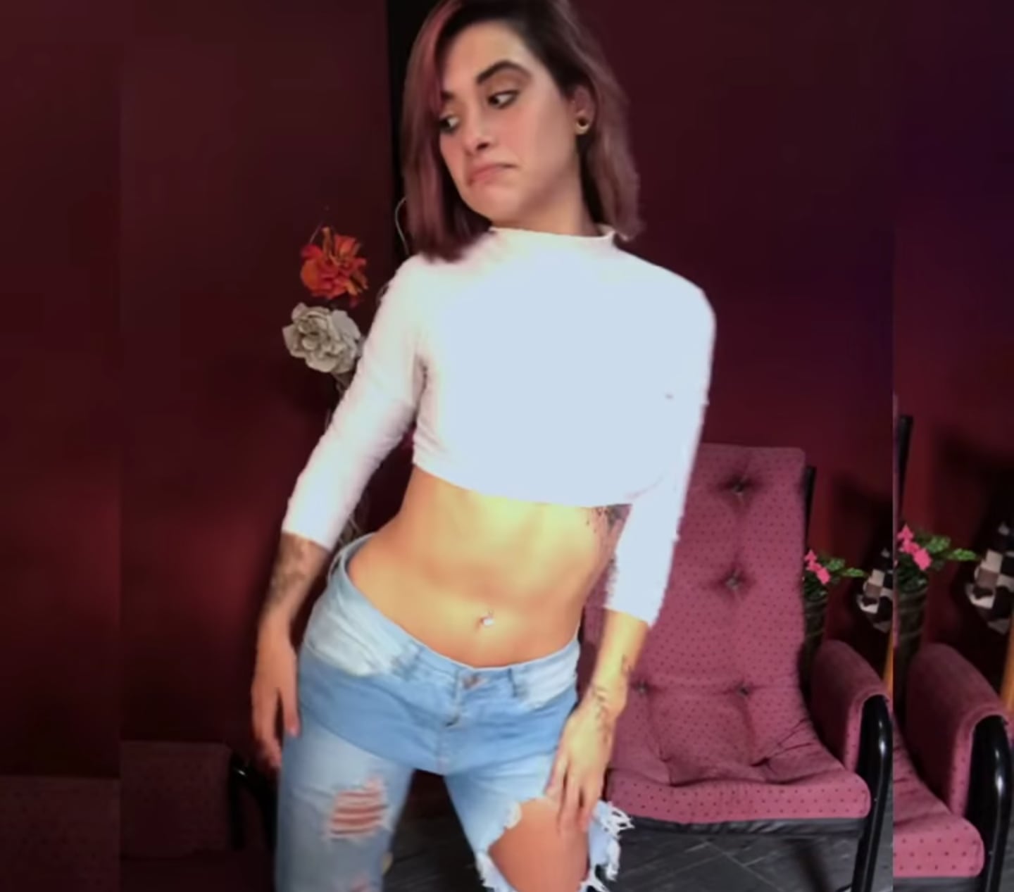 La instagramer sanjuanina Celeste Achem baila contra las críticas a su cuerpo.