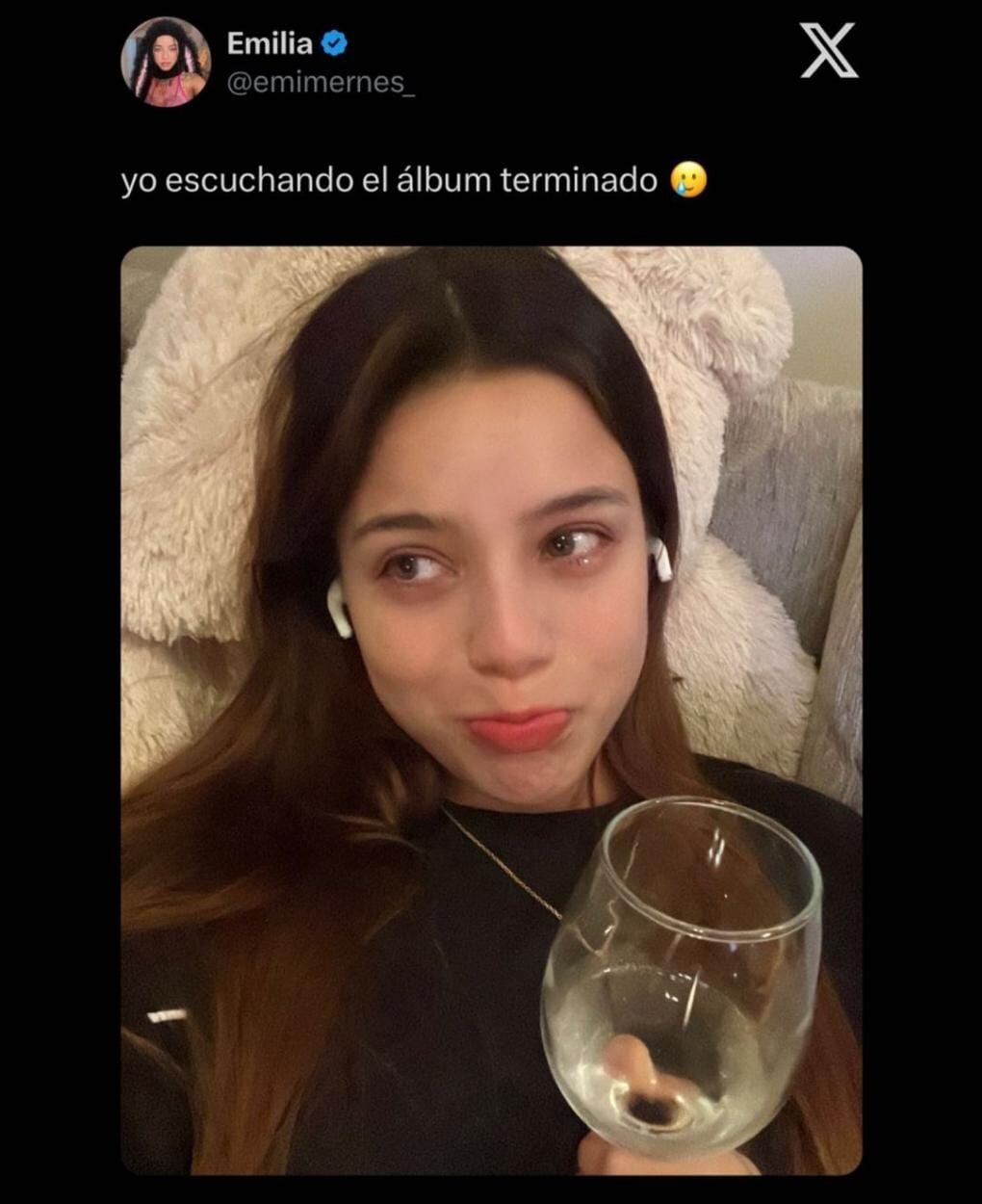 Emilia Mernes emocionada por su nuevo disco