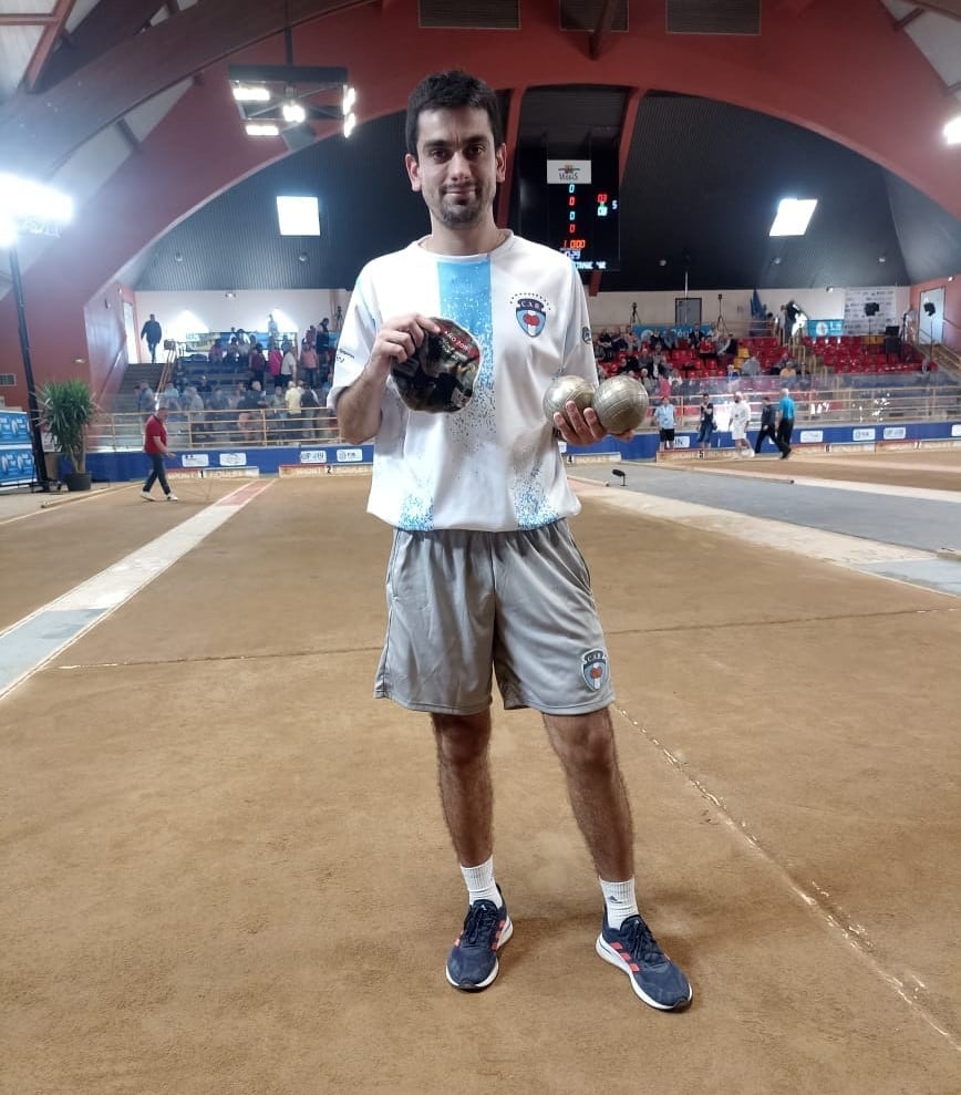 Nicolás Pretto campeón del Mundo 2024 de bochas precisión