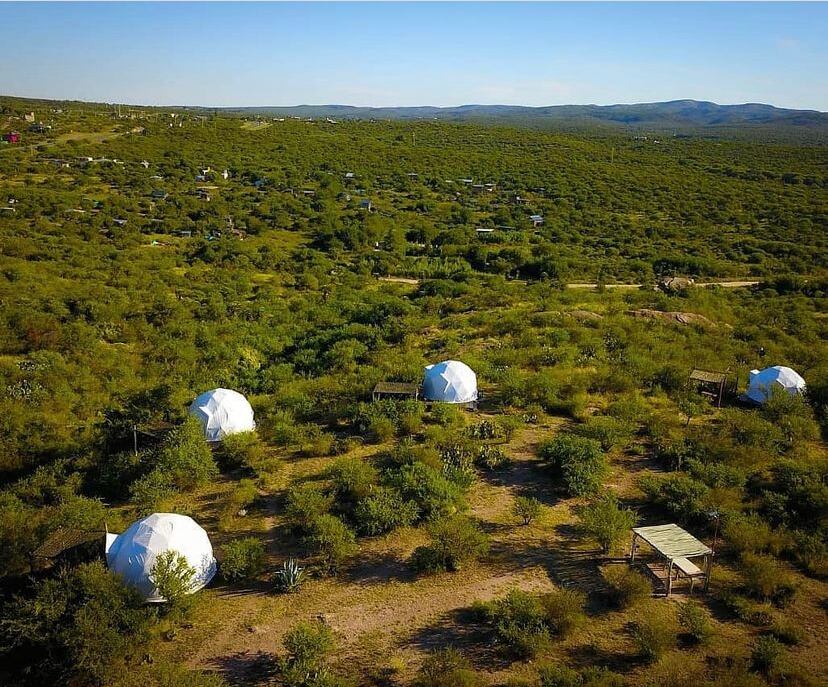 La principal propuesta de Geo Glamping es disfrutar de los domos geodésicos en un entorno de paz absoluta. (Gentileza: Dos Aguas Natural)