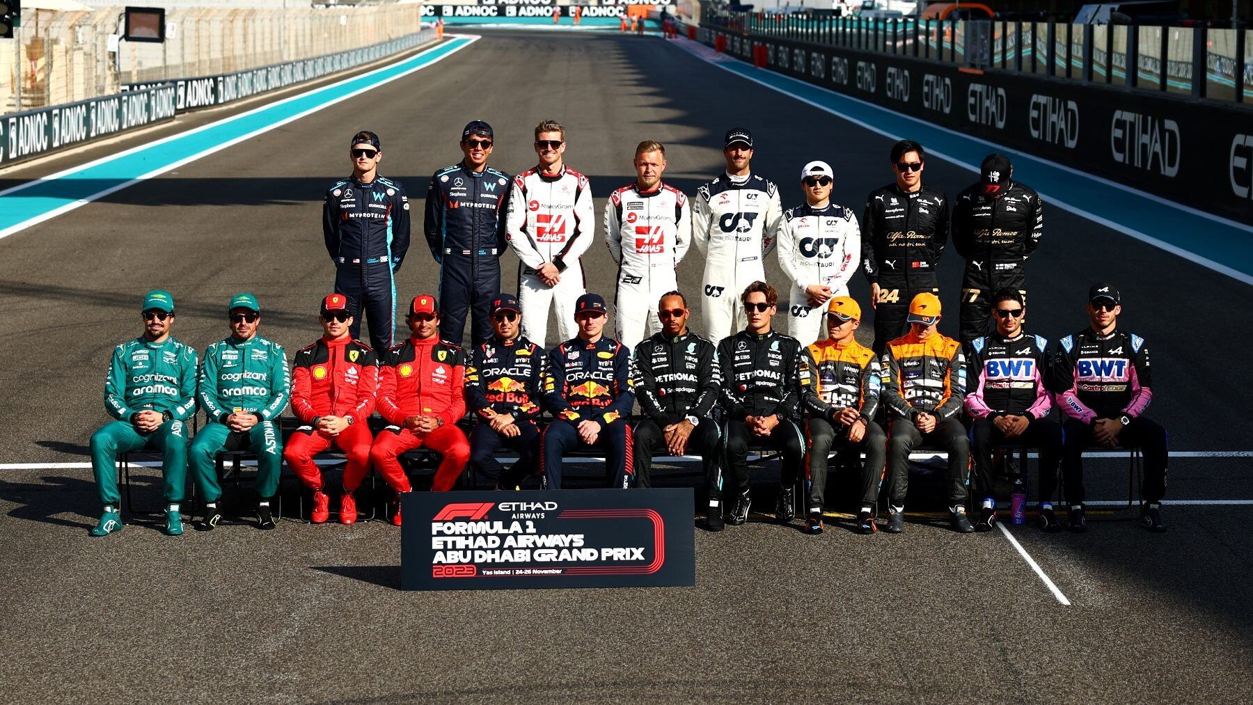 Los pilotos de la F1 en 2024