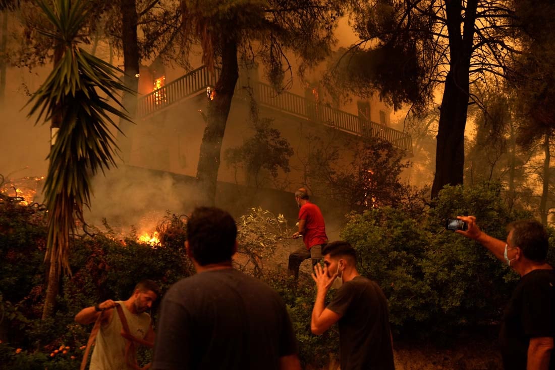 Incendios en Grecia