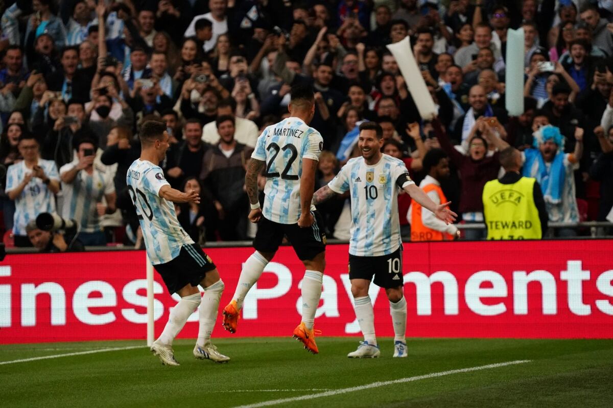 Argentina se consagró campeón de La Finalissima: venció 3 a 0 a Italia en Wembley