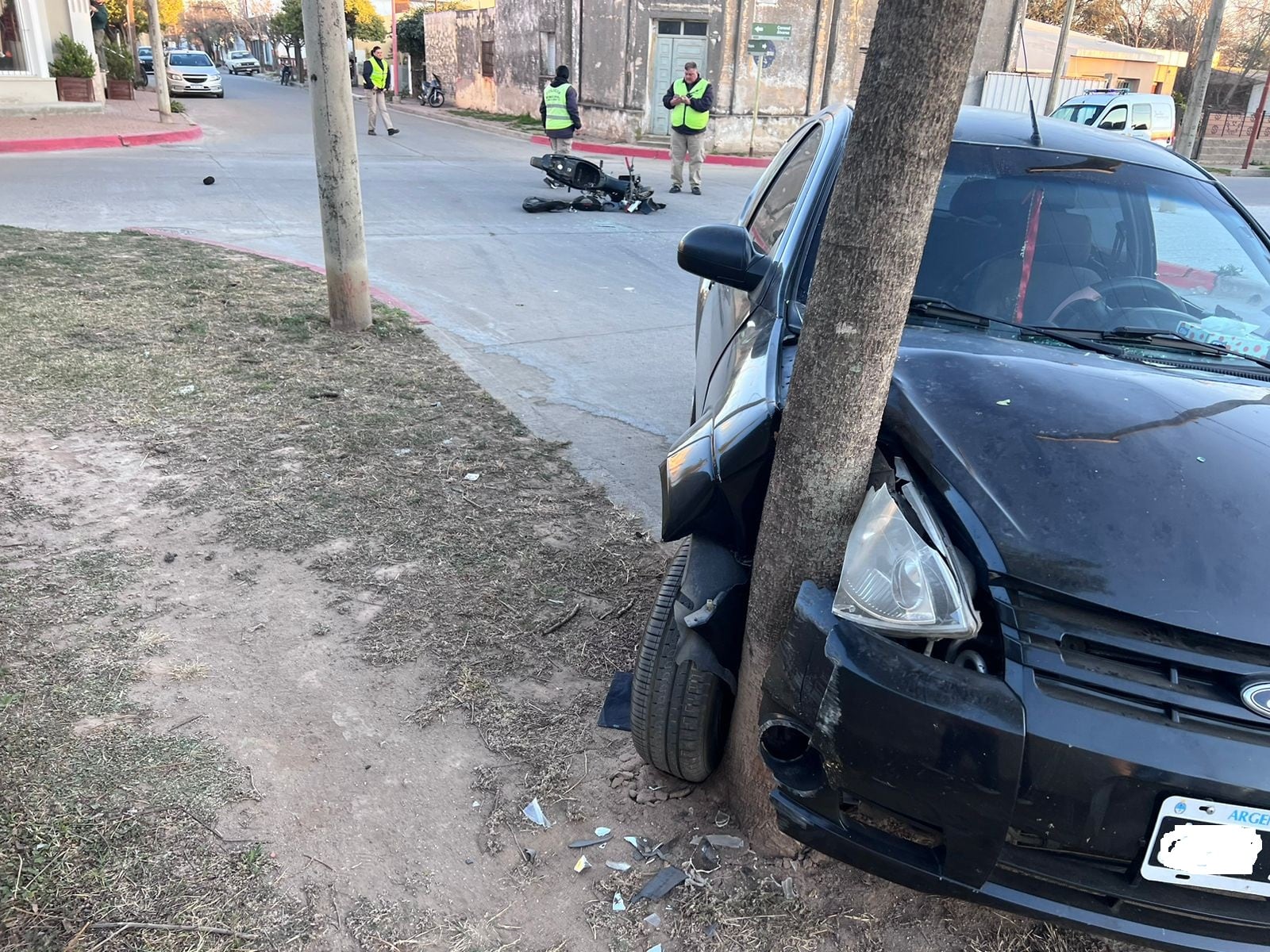 Accidente Alvarez y Esquiu en Arroyito