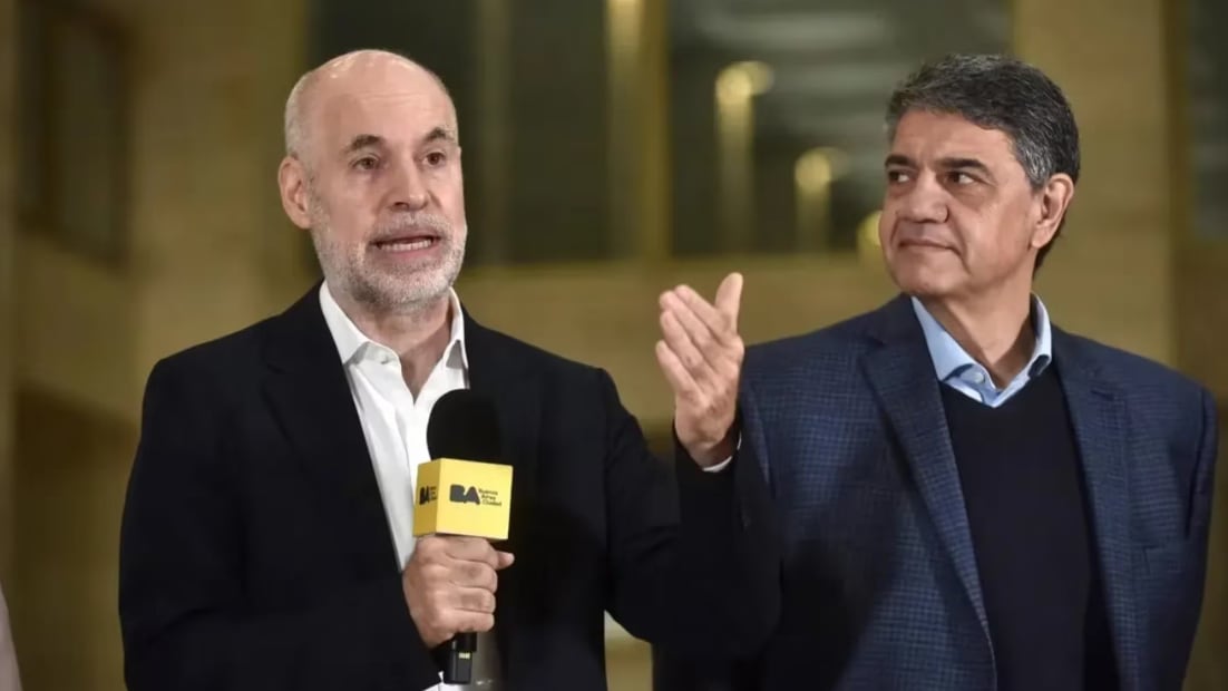 Horacio Rodríguez Larreta y Jorge Macri.