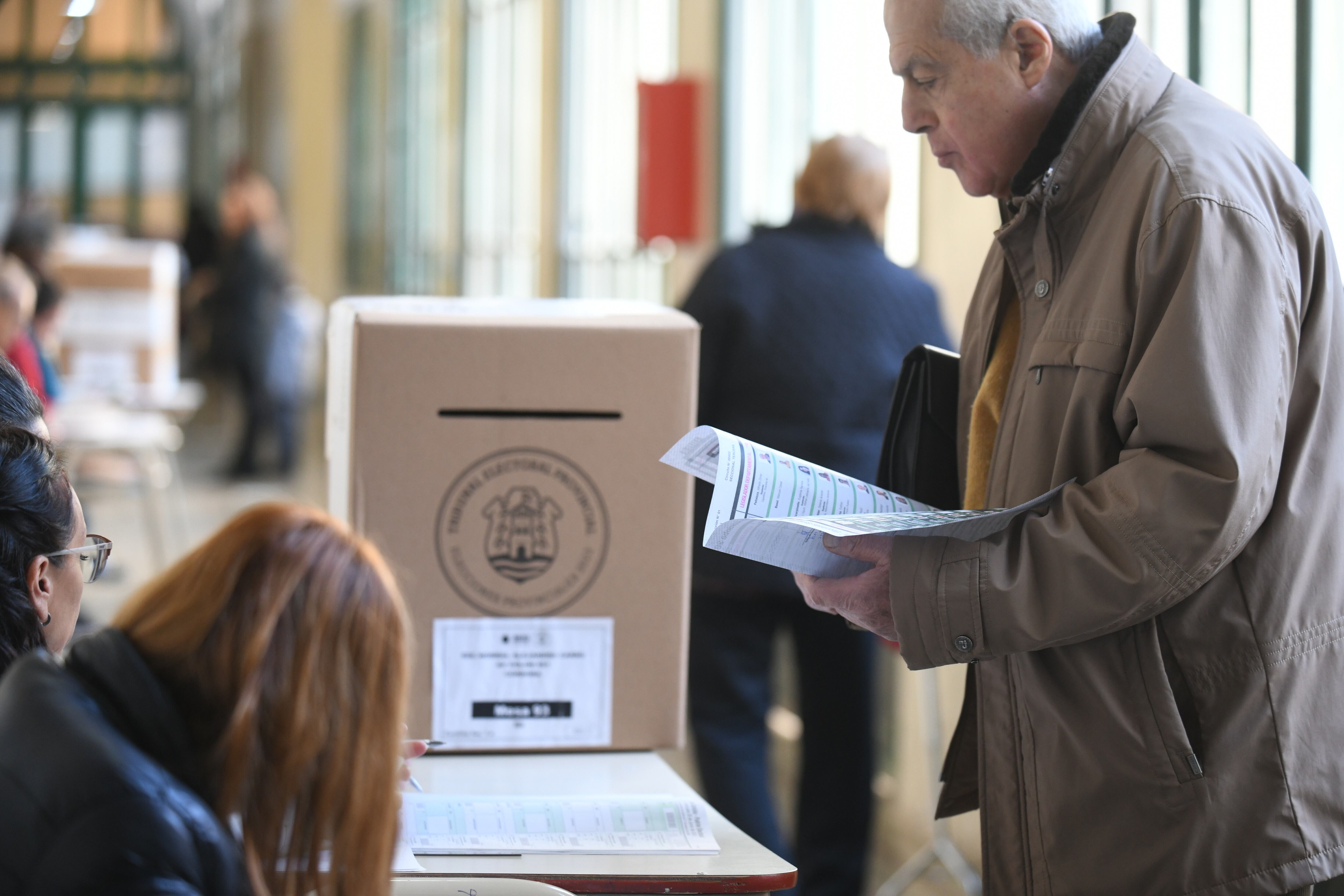 Ciudad de Córdoba. Transcurre la jornada de votación (Ramiro Pereyra/La Voz).