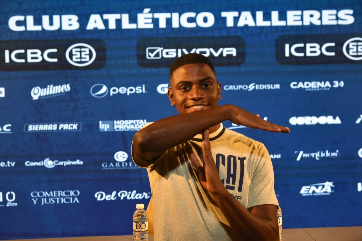Luis Miguel Angulo, refuerzo de Talleres: “Me motivó venir porque pelea arriba y es el más grande del interior”