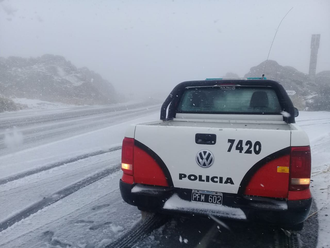 Nieve y hielo en Altas Cumbres